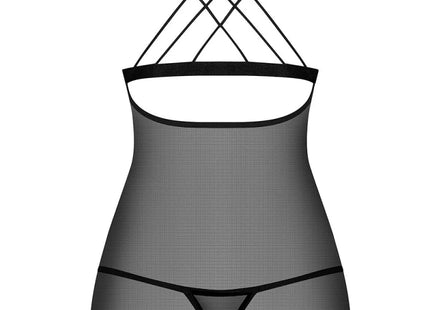 Verführerischer Negligee mit Spitze und Strassdetails - Negligee