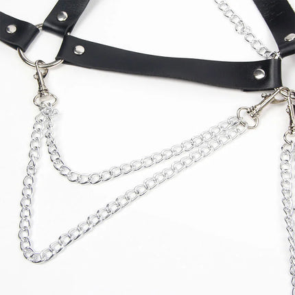 Verführerischer SUBBLIME Ketten-Harness-BH - Einheitsgröße - Harness-BH