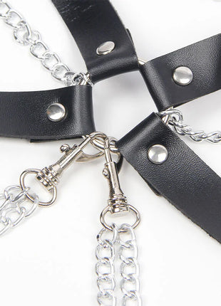 Verführerischer SUBBLIME Ketten-Harness-BH - Einheitsgröße - Harness-BH