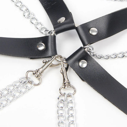 Verführerischer SUBBLIME Ketten-Harness-BH - Einheitsgröße - Harness-BH
