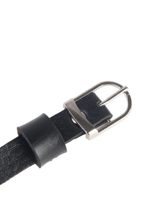Verführerisches Leder-Brustharness mit Ketten - Schwarz Einheitsgröße - Brust-Harness