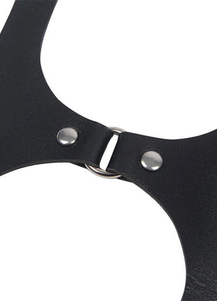 Verführerisches Leder-Harness: Einheitsgröße pure Eleganz - Harness