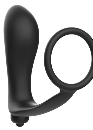 VIBRATORISCHER ANALPLUG MIT PENISRING - Analplug