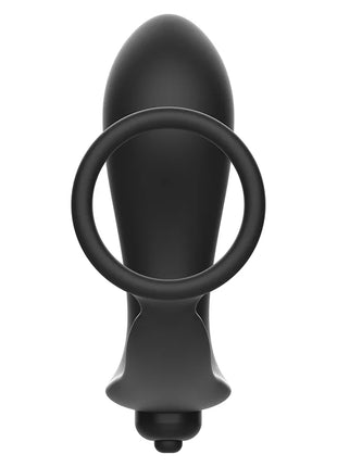 VIBRATORISCHER ANALPLUG MIT PENISRING - Analplug