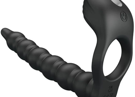 Vibro-Blackney Set: Vibrationsring & Prostata-Stimulator - Anal-Vibratoren