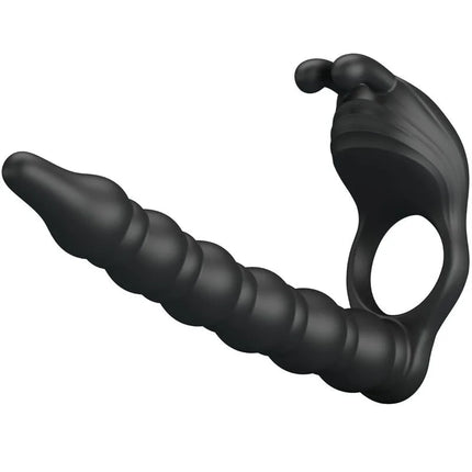 Vibro-Blackney Set: Vibrationsring & Prostata-Stimulator - Anal-Vibratoren