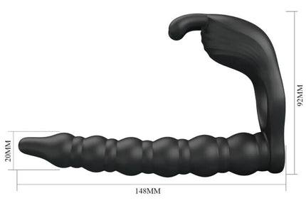 Vibro-Blackney Set: Vibrationsring & Prostata-Stimulator - Anal-Vibratoren