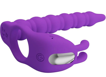 VIBRO-BOOST: INTENSIVER SILIKON PENISRING MIT PLUG - Anal-Vibratoren