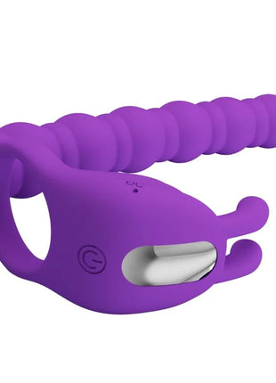 VIBRO-BOOST: INTENSIVER SILIKON PENISRING MIT PLUG - Anal-Vibratoren