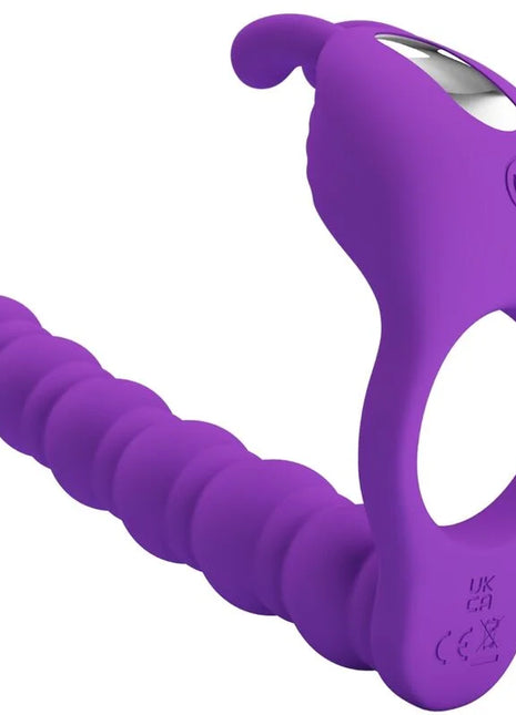 VIBRO-BOOST: INTENSIVER SILIKON PENISRING MIT PLUG - Anal-Vibratoren
