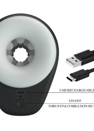 VibroCup DJ - Realistischer Männlicher Masturbator - Automatischer Masturbator