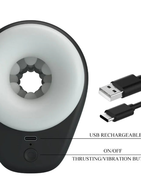 VibroCup DJ - Realistischer Männlicher Masturbator - Automatischer Masturbator