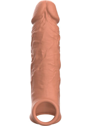 VIRILXL - FLÜSSIGE SILIKON V9 BRAUNE PENISVERLÄNGERUNG - Penishüllen mit Verlängerung