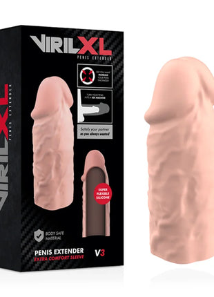 VIRILXL - NATÜRLICHE PENISVERLÄNGERUNG AUS FLÜSSIGEM SILIKON V3 - Penishüllen mit Verlängerung