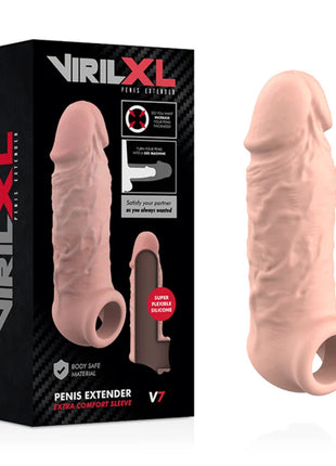 VIRILXL - NATÜRLICHE PENISVERLÄNGERUNG AUS FLÜSSIGEM SILIKON V7 - Penishüllen mit Verlängerung