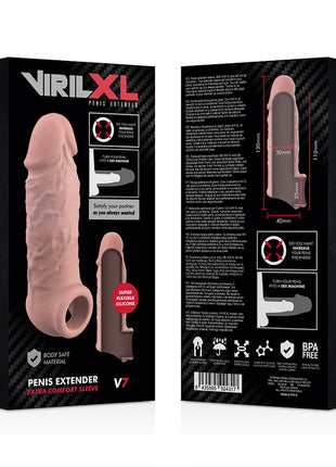 VIRILXL - NATÜRLICHE PENISVERLÄNGERUNG AUS FLÜSSIGEM SILIKON V7 - Penishüllen mit Verlängerung