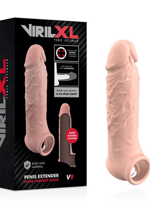 VIRILXL - NATÜRLICHE PENISVERLÄNGERUNG AUS FLÜSSIGEM SILIKON V9 - Penishüllen mit Verlängerung
