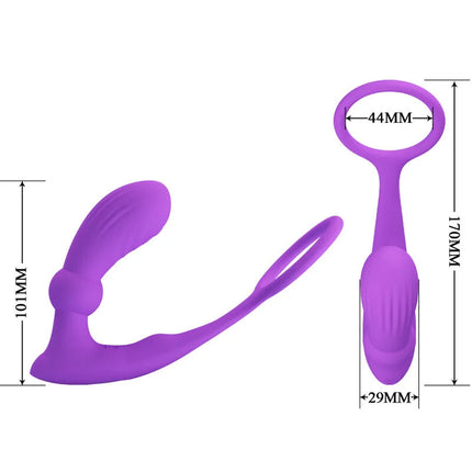 WARREN VIOLET ANALRING & VIBRATOR - Prostata-Vibratoren