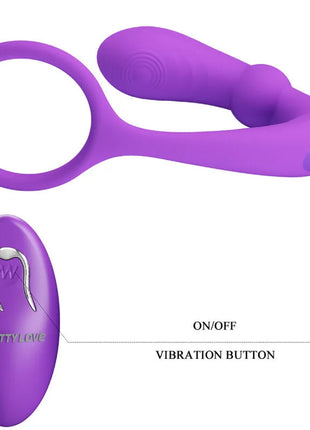 WARREN VIOLET ANALRING & VIBRATOR - Prostata-Vibratoren
