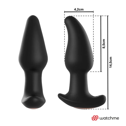 WATCHME ANAL-VIBRATOR MIT ROTIERENDEN PERLEN - AMADEUS - Analplug