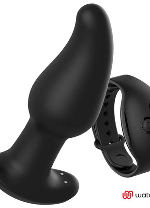 WATCHME ANAL-VIBRATOR MIT ROTIERENDEN PERLEN - AMADEUS - Analplug