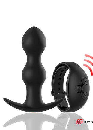 WATCHME ANALVIBRATOR TIBERIO - MIT FERNBEDIENUNG - Analplug