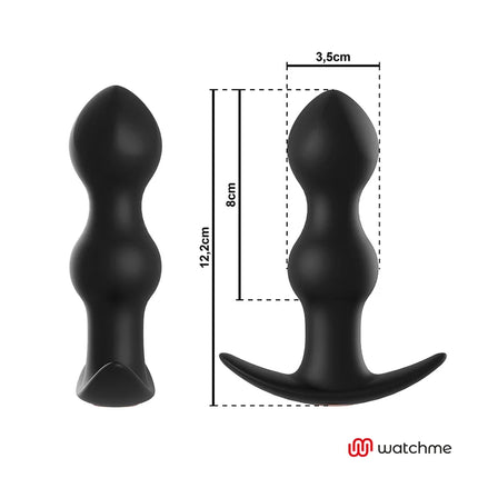 WATCHME ANALVIBRATOR TIBERIO - MIT FERNBEDIENUNG - Analplug