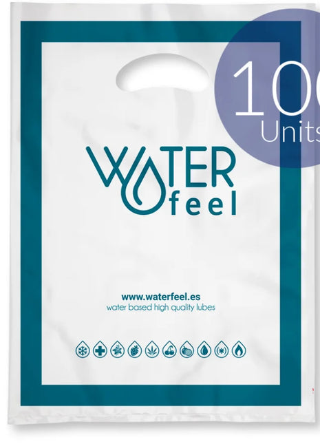 WATERFEEL - 100 MITTLERE KUNSTSTOFFBEUTEL 30 X 40 CM