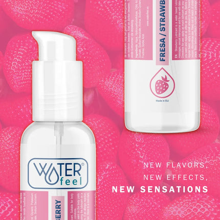 WATERFEEL - SCHMIERMITTEL AUF ERDBEERWASSERBASIS 175 ML - Gleitgel mit Geschmack und Wasserbasis