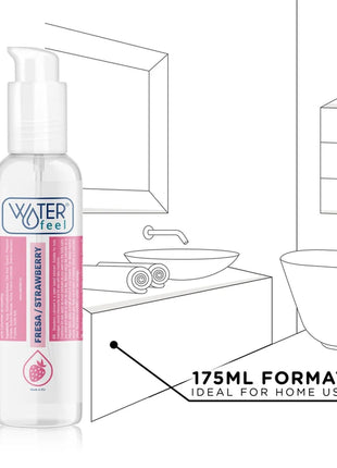 WATERFEEL - SCHMIERMITTEL AUF ERDBEERWASSERBASIS 175 ML - Gleitgel mit Geschmack und Wasserbasis