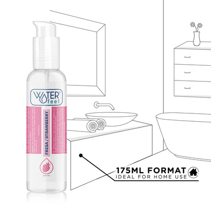 WATERFEEL - SCHMIERMITTEL AUF ERDBEERWASSERBASIS 175 ML - Gleitgel mit Geschmack und Wasserbasis