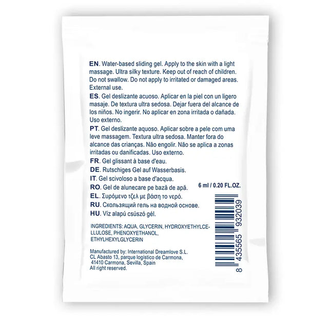 WATERFEEL - NEUTRALES GLEITGEL AUF WASSERBASIS 6 ML - Gleitgel auf Wasserbasis