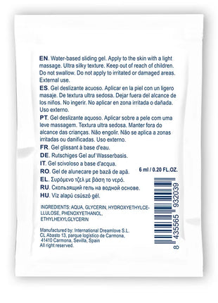 WATERFEEL - NEUTRALES GLEITGEL AUF WASSERBASIS 6 ML - Gleitgel auf Wasserbasis