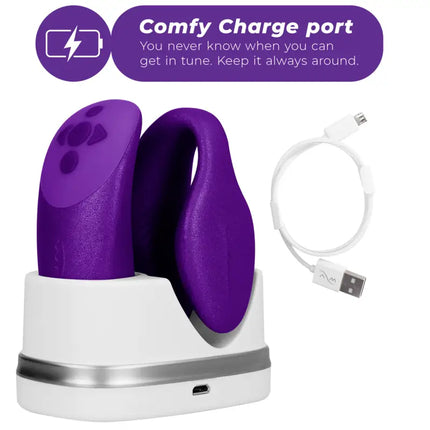 WE-VIBE - CHORUS VIBRATOR FÜR PAARE - MIT SQUEEZE-STEUERUNG - LILA - Paar-Vibrator