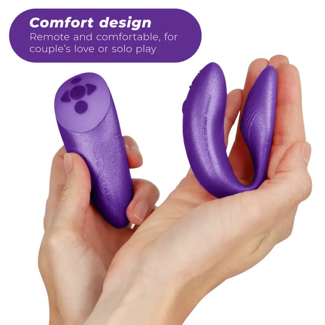 WE-VIBE - CHORUS VIBRATOR FÜR PAARE - MIT SQUEEZE-STEUERUNG - LILA - Paar-Vibrator