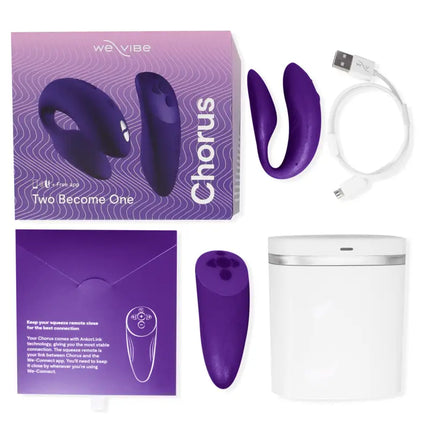 WE-VIBE - CHORUS VIBRATOR FÜR PAARE - MIT SQUEEZE-STEUERUNG - LILA - Paar-Vibrator