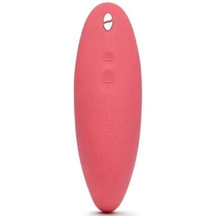 We-vibe melt sucker app pink silikon vibrierendes gerät mit prägung plus minus knöpfen und kreisförmiger power-taste