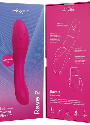WE-VIBE - RAVE 2 G-SPOT-VIBRATOR - Pink - G-Punkt-Vibrator