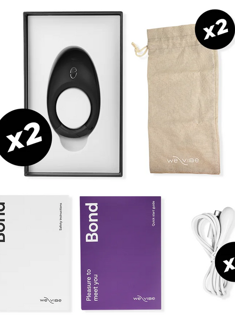 WE-VIBE - TEASE US SET BOND + BOND - Penisring für Paare
