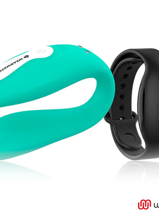 WEARWATCH - DUAL-TECHNOLOGIE VIBRATOR WATCHME AQUAMARINE / JET - Paar-Vibrator