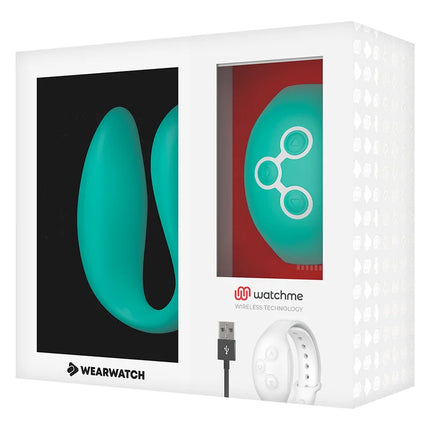 WEARWATCH - DUAL-TECHNOLOGIE WATCHME HELLGRÜNER VIBRATOR - Paar-Vibrator