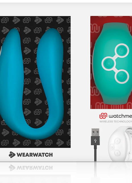 WEARWATCH - DUAL-TECHNOLOGIE-WATCHME-VIBRATOR INDIGO/MEERWASSER - Paar-Vibrator