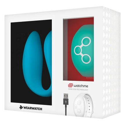 WEARWATCH - DUAL-TECHNOLOGIE-WATCHME-VIBRATOR INDIGO/MEERWASSER - Paar-Vibrator