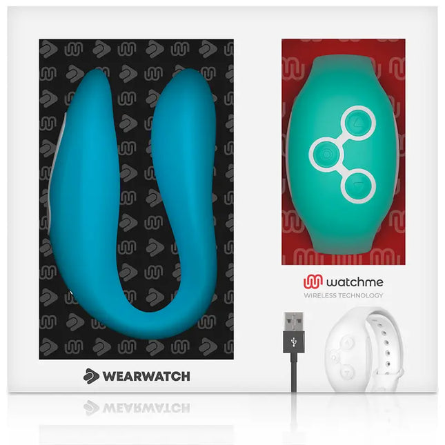 WEARWATCH - DUAL-TECHNOLOGIE-WATCHME-VIBRATOR INDIGO/MEERWASSER - Paar-Vibrator