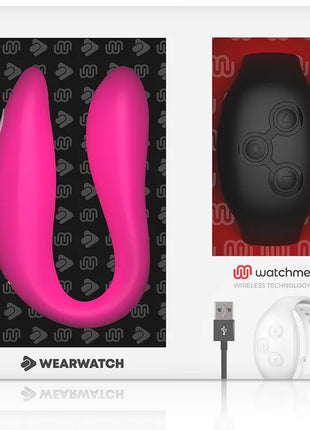 WEARWATCH - WATCHME DUAL TECHNOLOGY VIBRATOR FUCHSIA/AZABACHE - Paar-Vibrator