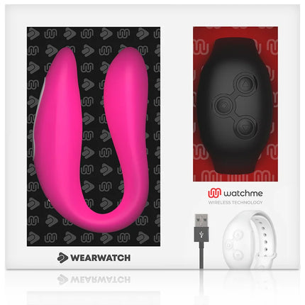 WEARWATCH - WATCHME DUAL TECHNOLOGY VIBRATOR FUCHSIA/AZABACHE - Paar-Vibrator