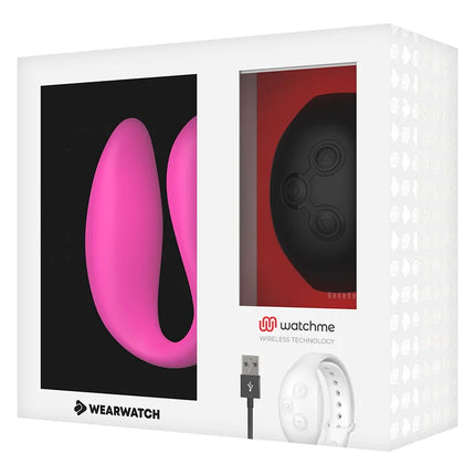 WEARWATCH - WATCHME DUAL TECHNOLOGY VIBRATOR FUCHSIA/AZABACHE - Paar-Vibrator