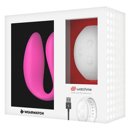 WEARWATCH - WATCHME DUAL TECHNOLOGY VIBRATOR FUCHSIA / SNOW - Paar-Vibrator