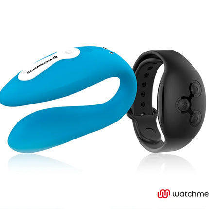 WEARWATCH - WATCHME DUAL TECHNOLOGY VIBRATOR INDIGO / JET - Paar-Vibrator