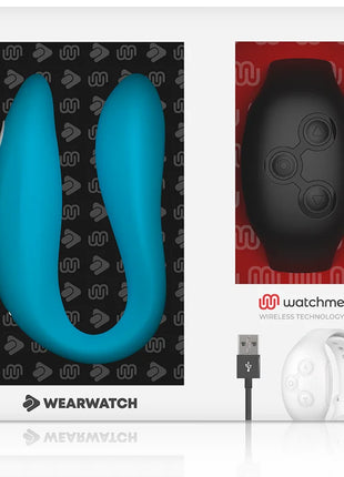 WEARWATCH - WATCHME DUAL TECHNOLOGY VIBRATOR INDIGO / JET - Paar-Vibrator